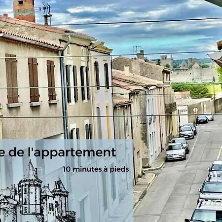 Parenthèse Détente - T2 Cosy&calme - Cours Intérieure - Patio - Clim - Proche De La Cité Médiévale *