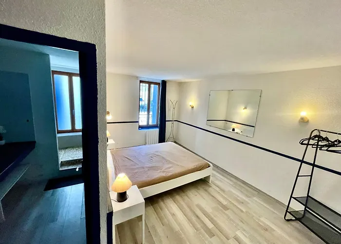 Parenthese A Deux - T2 Cosy & Calme - Patio - Terrasse - Climatise - Proche De La Cite Medievale Apartament *